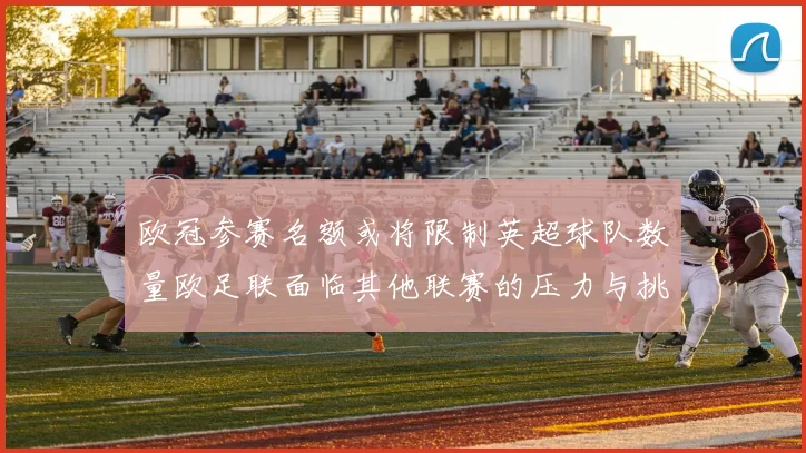 欧冠参赛名额或将限制英超球队数量欧足联面临其他联赛的压力与挑战